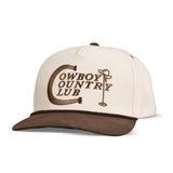 Sendero Cowboy Country Club Cream/Brown Snapback Hat