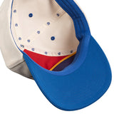 Sendero Not Catching White Blue 5-Panel Structured Snapback Hat