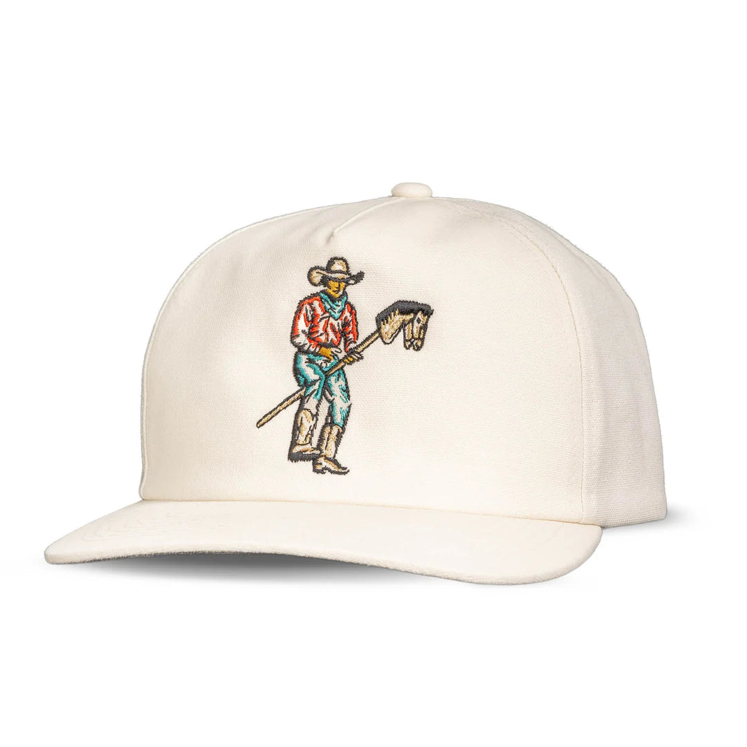 Sendero Stick Horse Cream Snapback Hat