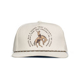 Sendero Never Was A Horse White 5-Panel Unstructured Snapback Hat