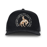 Sendero Never Was A Horse Black 5-Panel Unstructured Snapback Hat