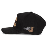 Sendero Rattlesnake Black Snapback Hat