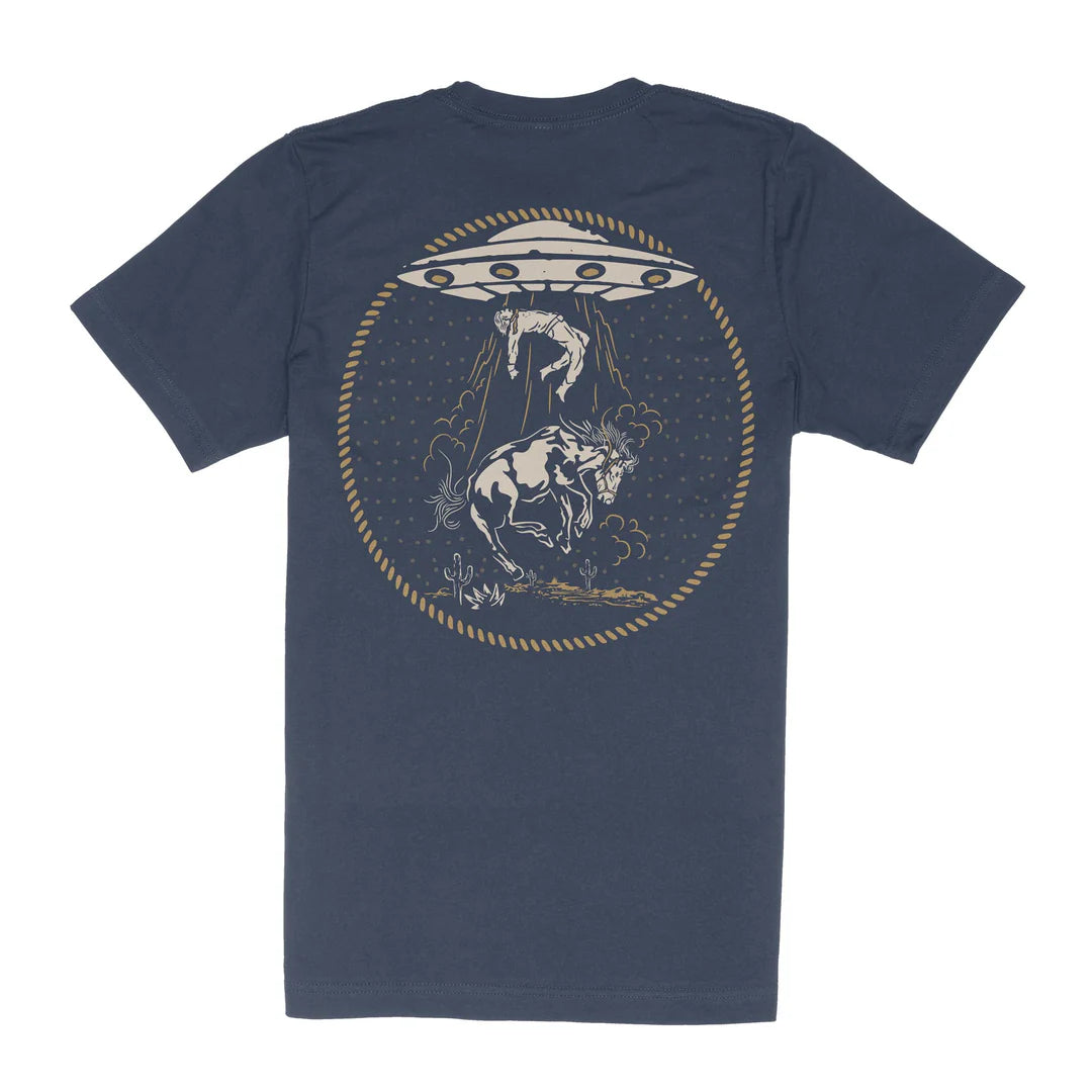 Sendero Charros & Aliens Navy S/s Shirt