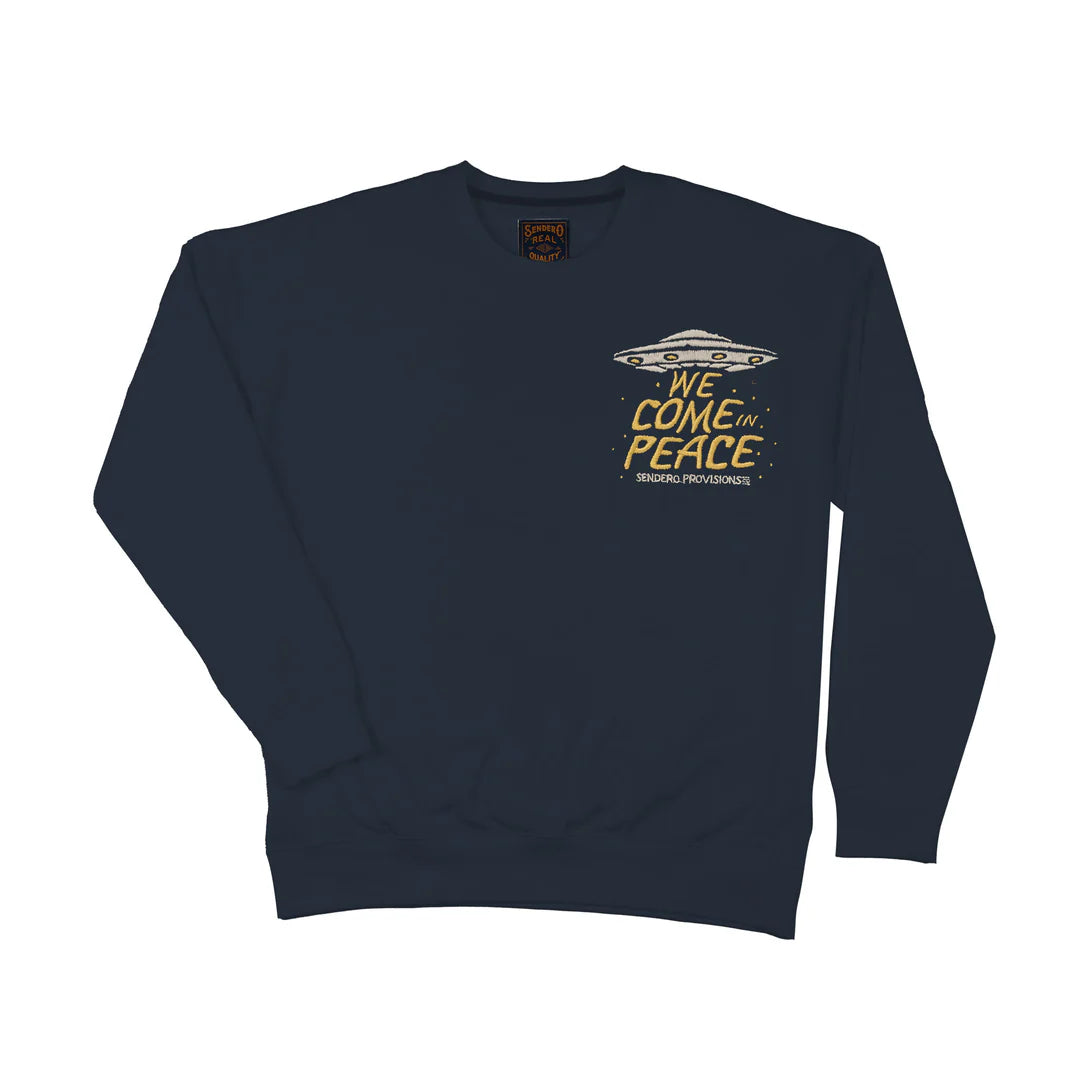 Sendero Charros & Aliens Navy Crewneck Sweatshirt