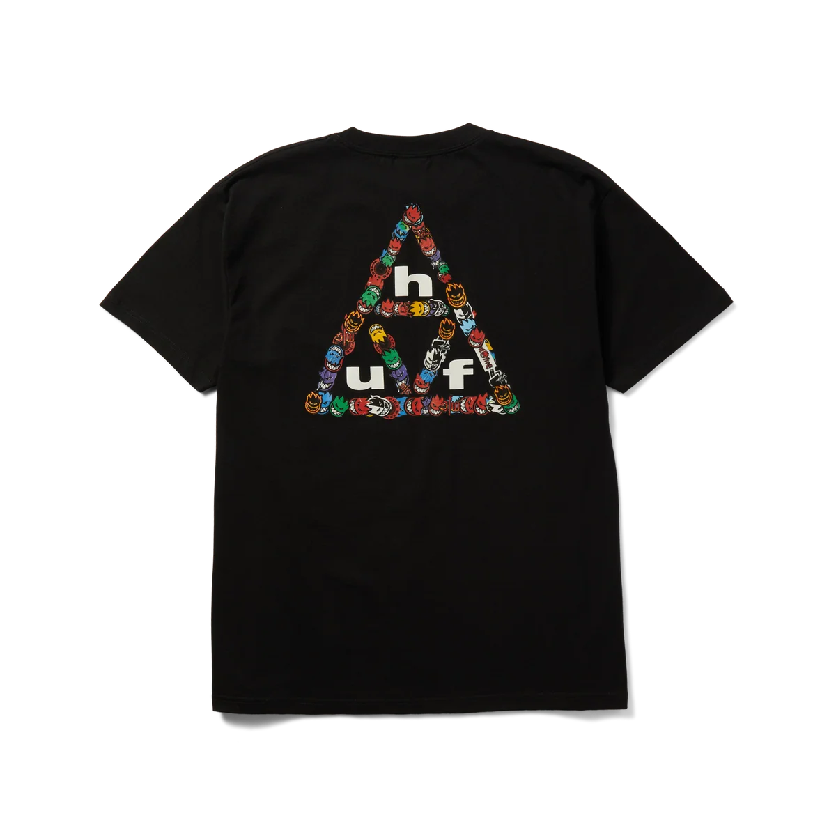 HUF x Spitfire Sticker Triple Triangle Black S/s Shirt