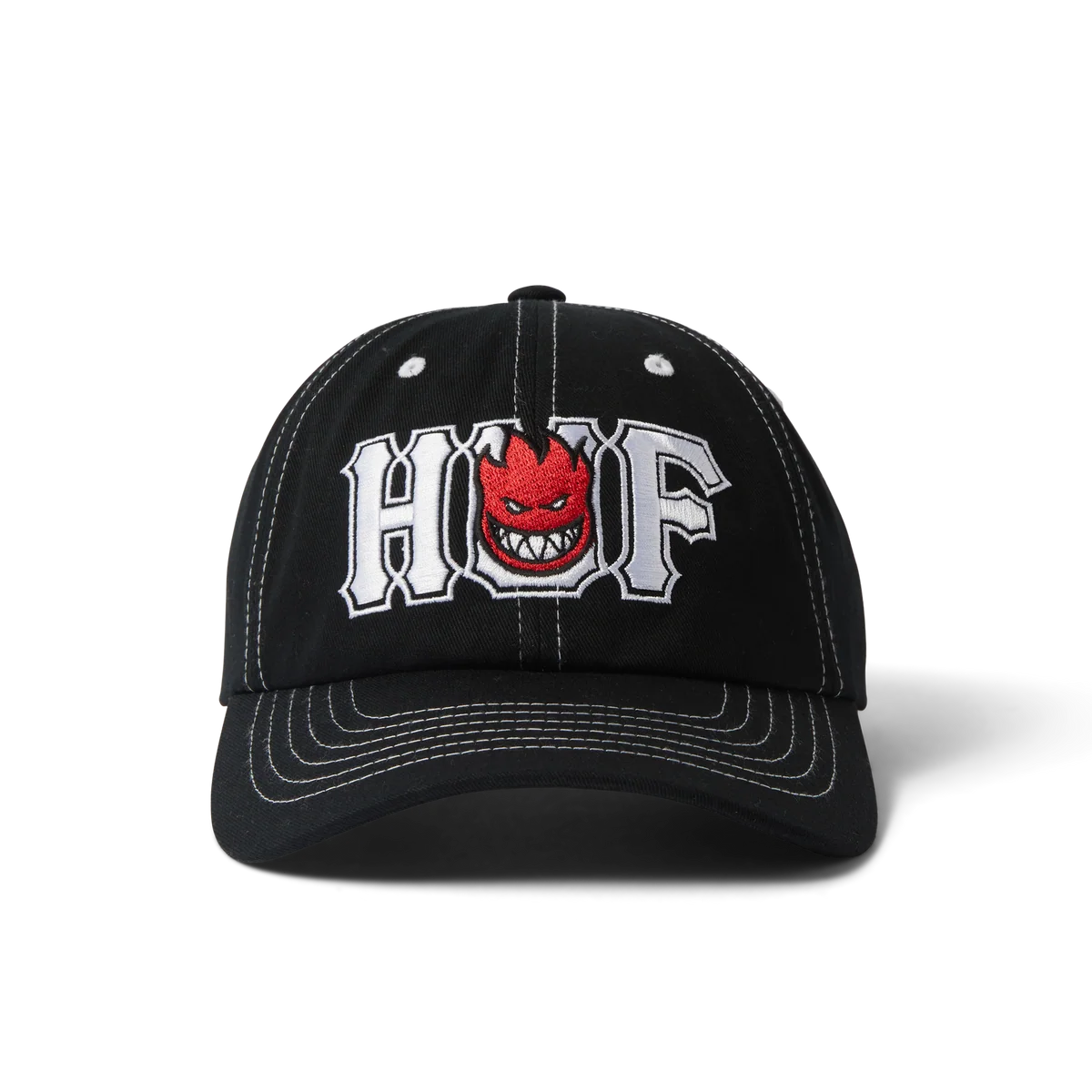 HUF x Spitfire Union Black Snapback Hat