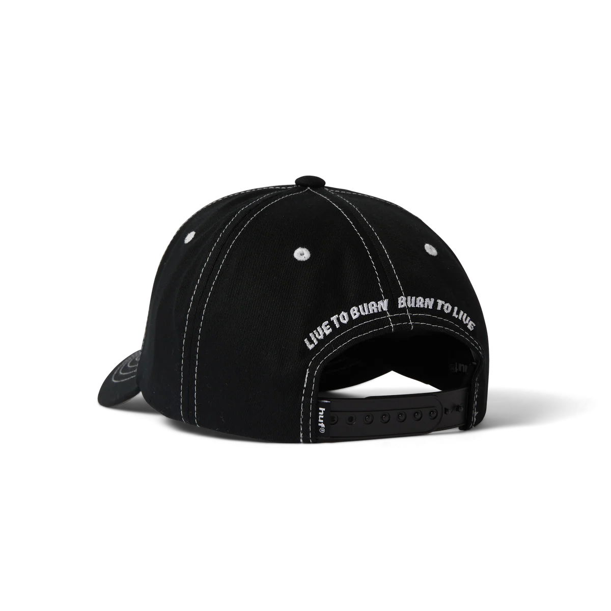 HUF x Spitfire Union Black Snapback Hat