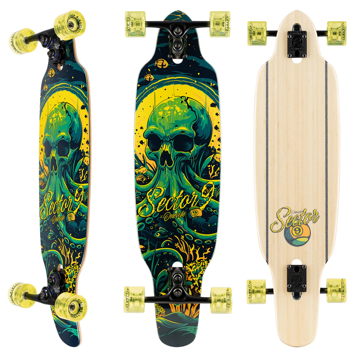 Sector Nine Striker Depths 36.5" x 9.5" Longboard Complete