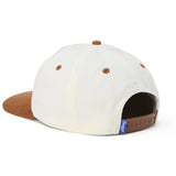 Seager Saloon Cream Brown Snapback Hat