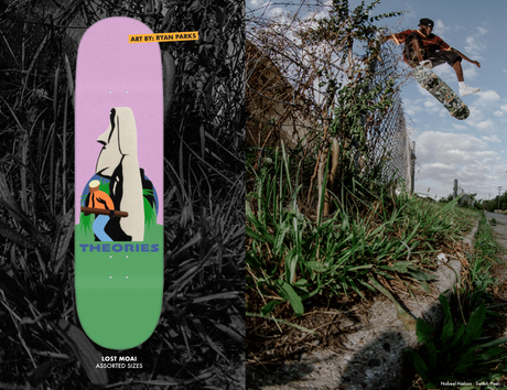 Theories Lost Moai Skateboard Deck