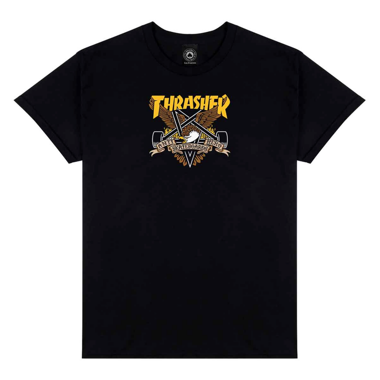 Thrasher x Anti Hero Eaglegram Black S/s Shirt