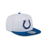 New Era Indianapolis Colts White Golfer Snapback Hat