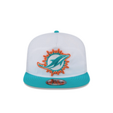 New Era Miami Dolphins White Golfer Snapback Hat