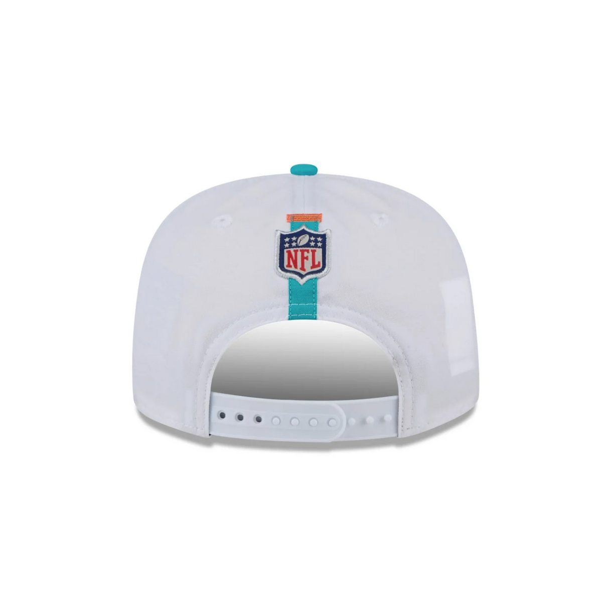 New Era Miami Dolphins White Golfer Snapback Hat