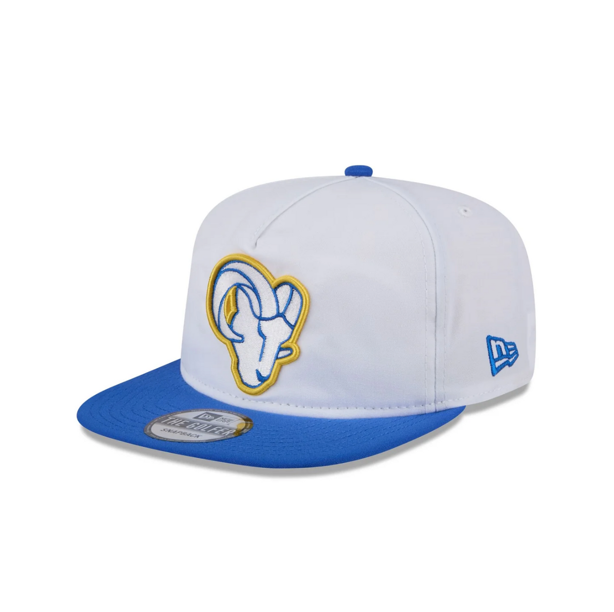 New Era Los Angeles Rams White Golfer Snapback Hat