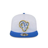 New Era Los Angeles Rams White Golfer Snapback Hat