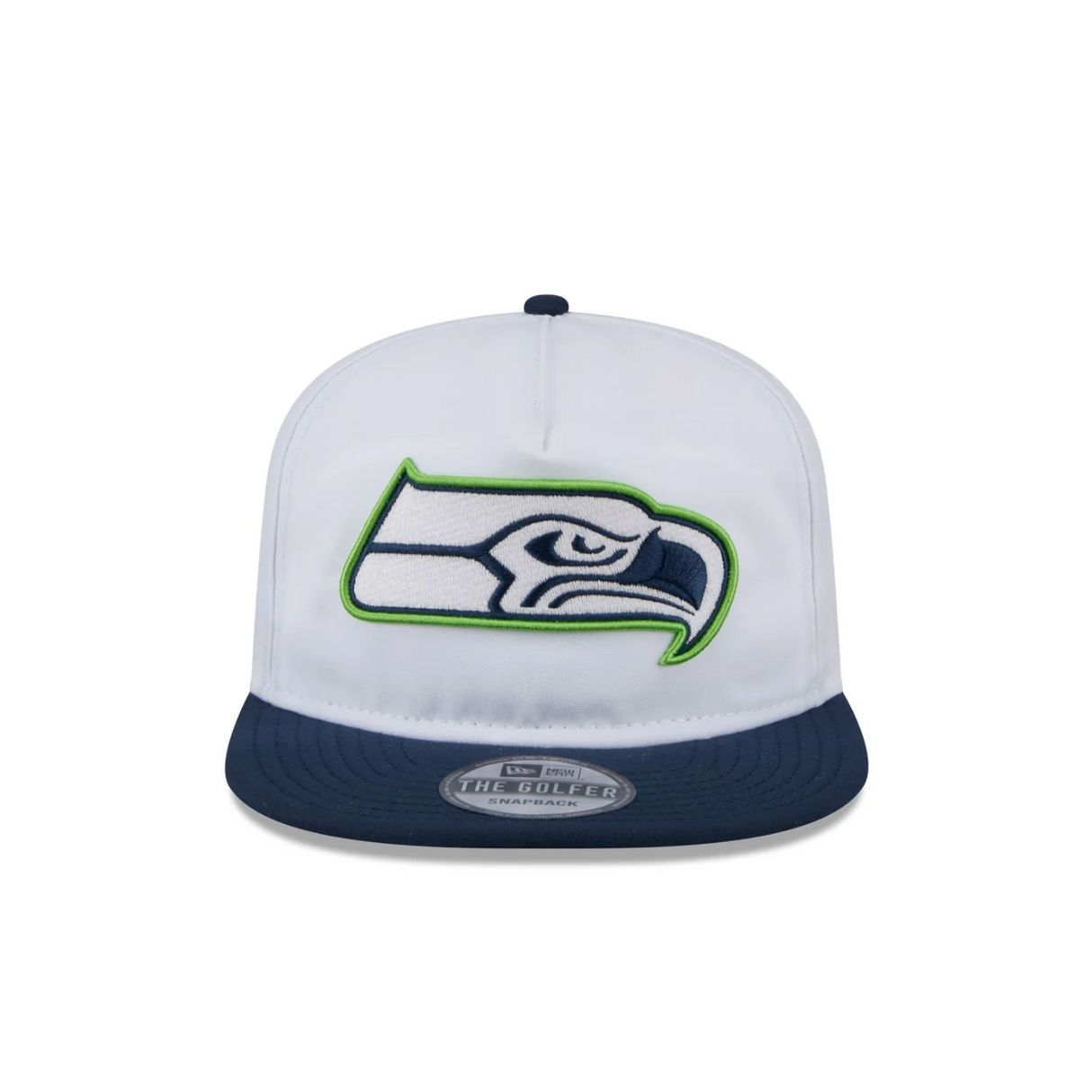 New Era Seattle Seahawks White Golfer Snapback Hat