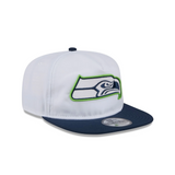 New Era Seattle Seahawks White Golfer Snapback Hat