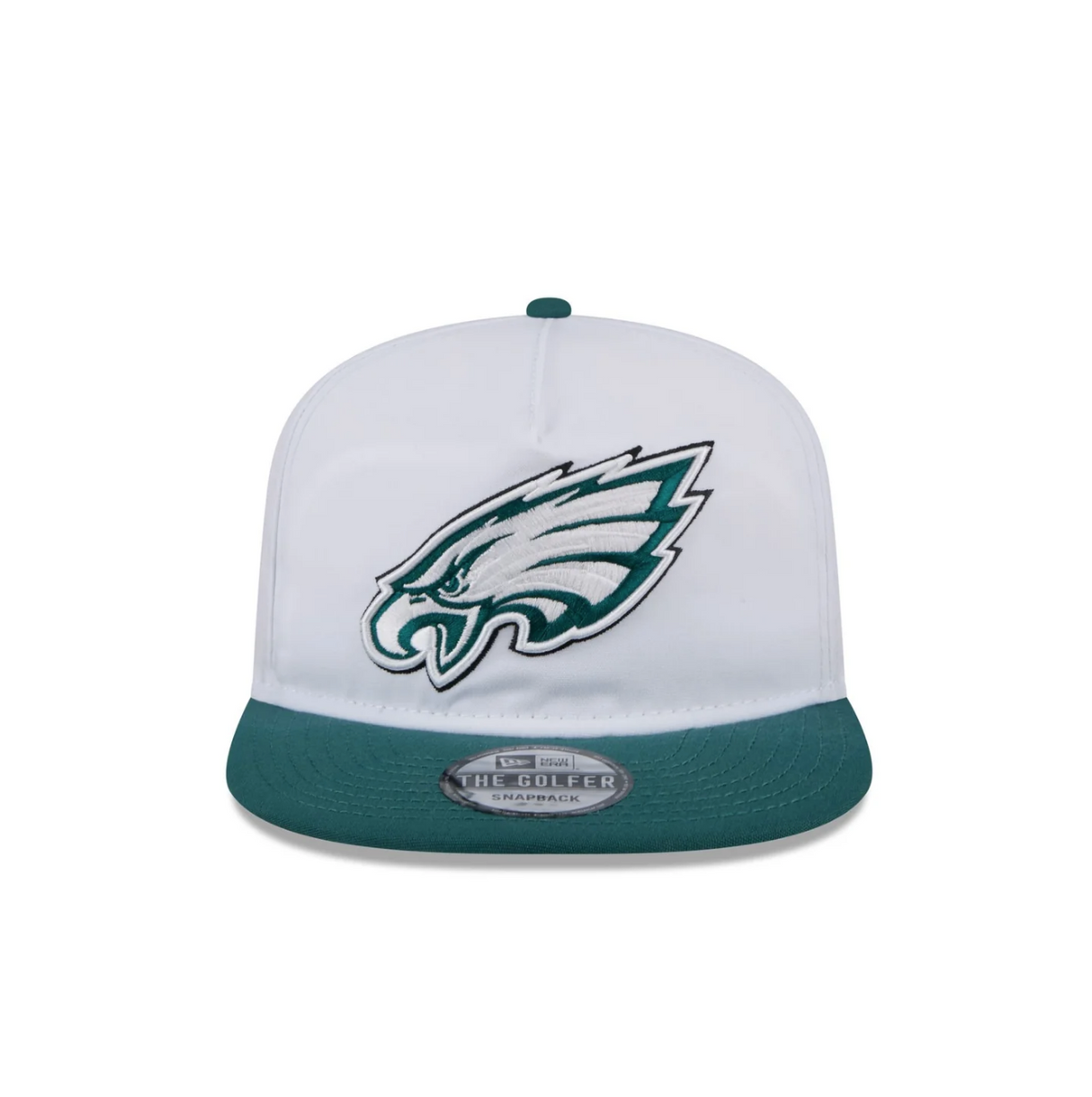 New Era Philadelphia Eagles White Golfer Snapback Hat