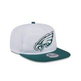 New Era Philadelphia Eagles White Golfer Snapback Hat