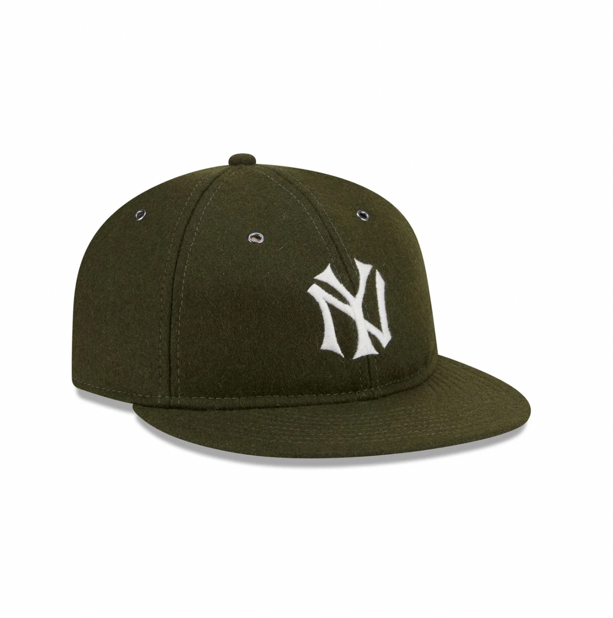 New Era New York Yankees Wool New Olive 5950 Retro Crown Fitted Hat