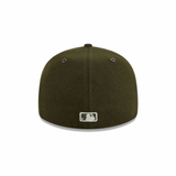 New Era San Diego Padres Wool New Olive 5950 Retro Crown Fitted Hat