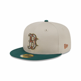 New Era Boston Red Sox Tree Bark Fill 5950 Fitted Hat