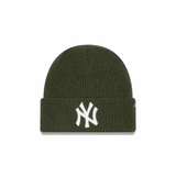 New Era New York Yankees Green Merino Wool Knit Beanie