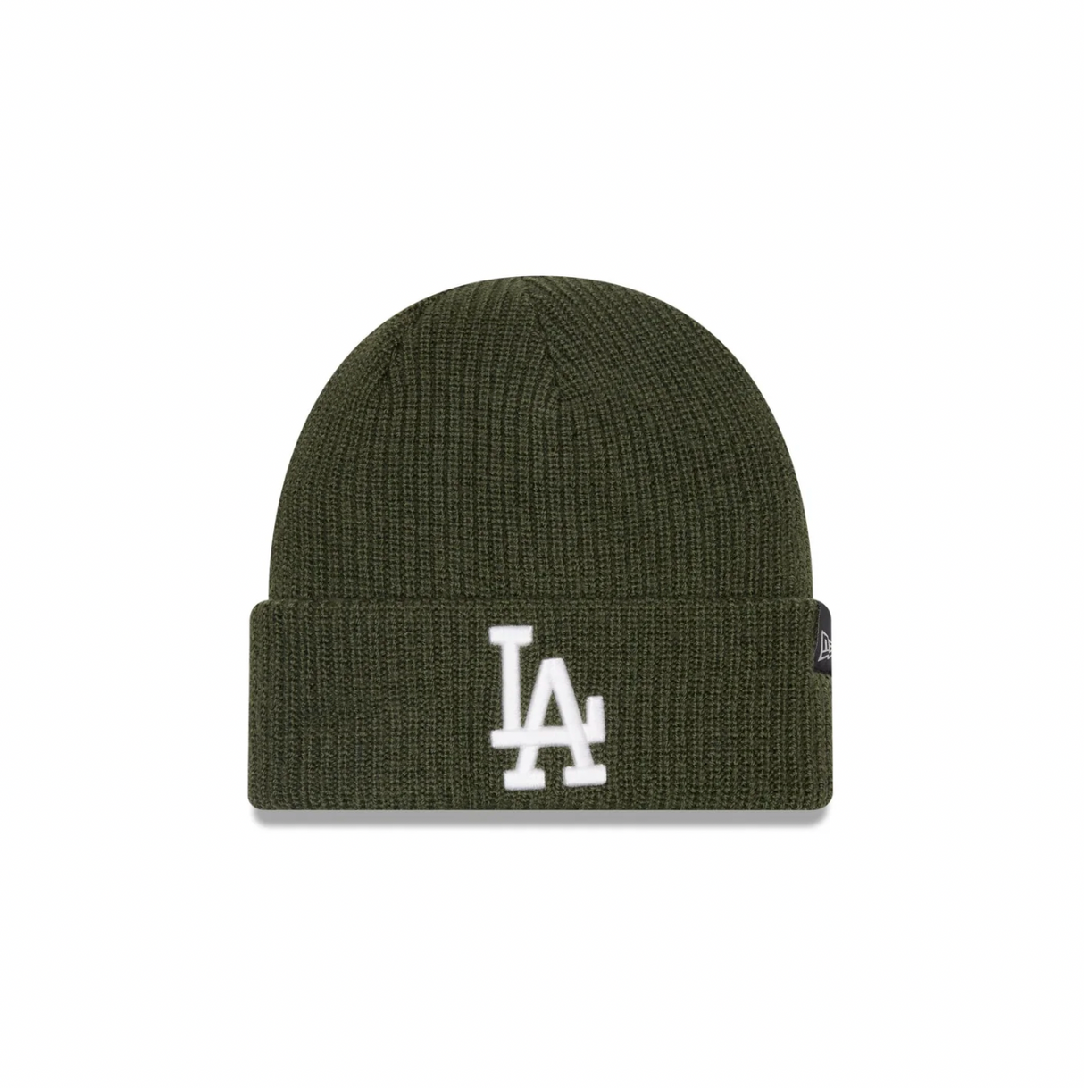 New Era Los Angeles Dodgers Green Merino Wool Knit Beanie