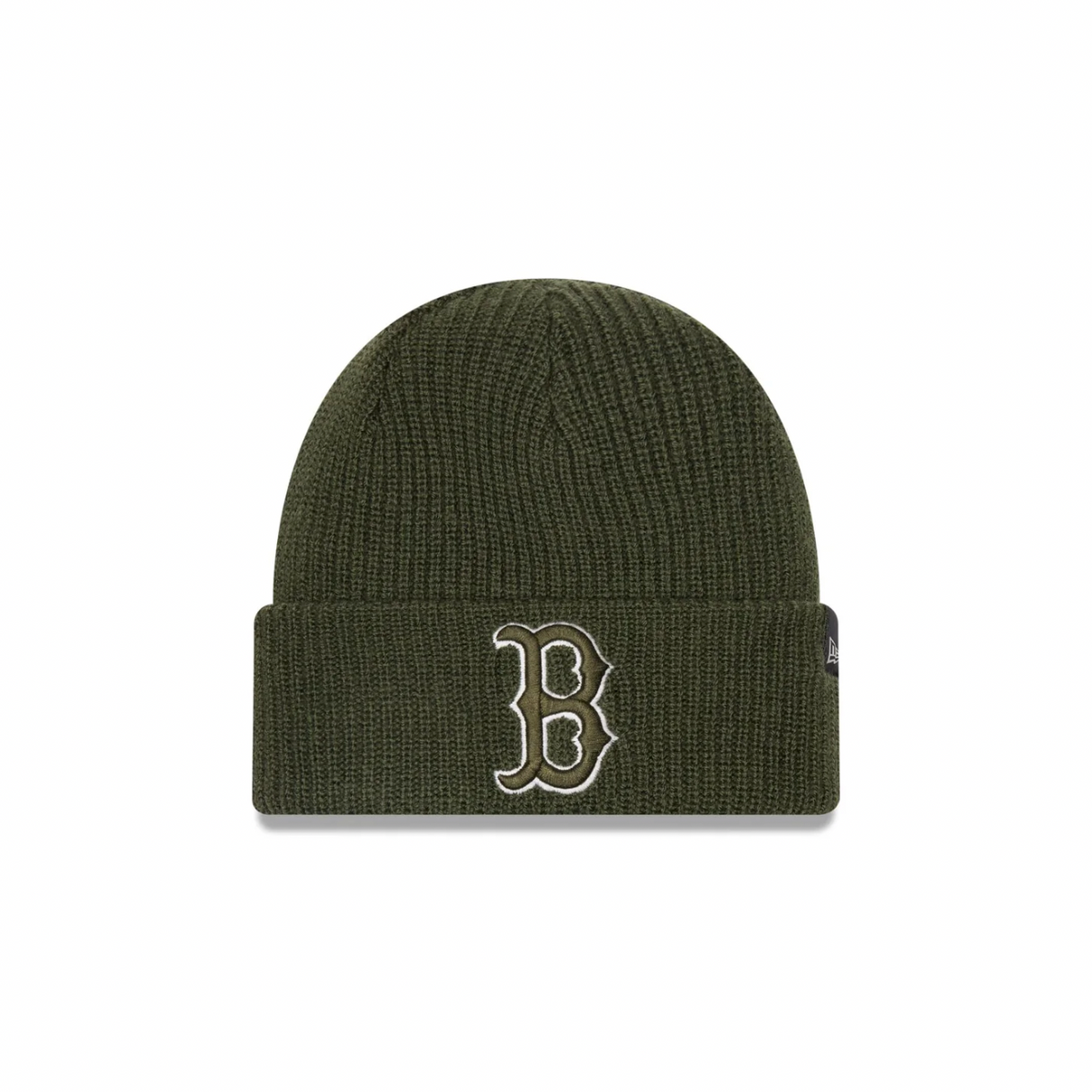 New Era Boston Red Sox Green Merino Wool Knit Beanie