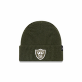 New Era Las Vegas Raiders Green Merino Wool Knit Beanie