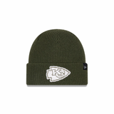 New Era Kansas City Chiefs Green Merino Wool Knit Beanie