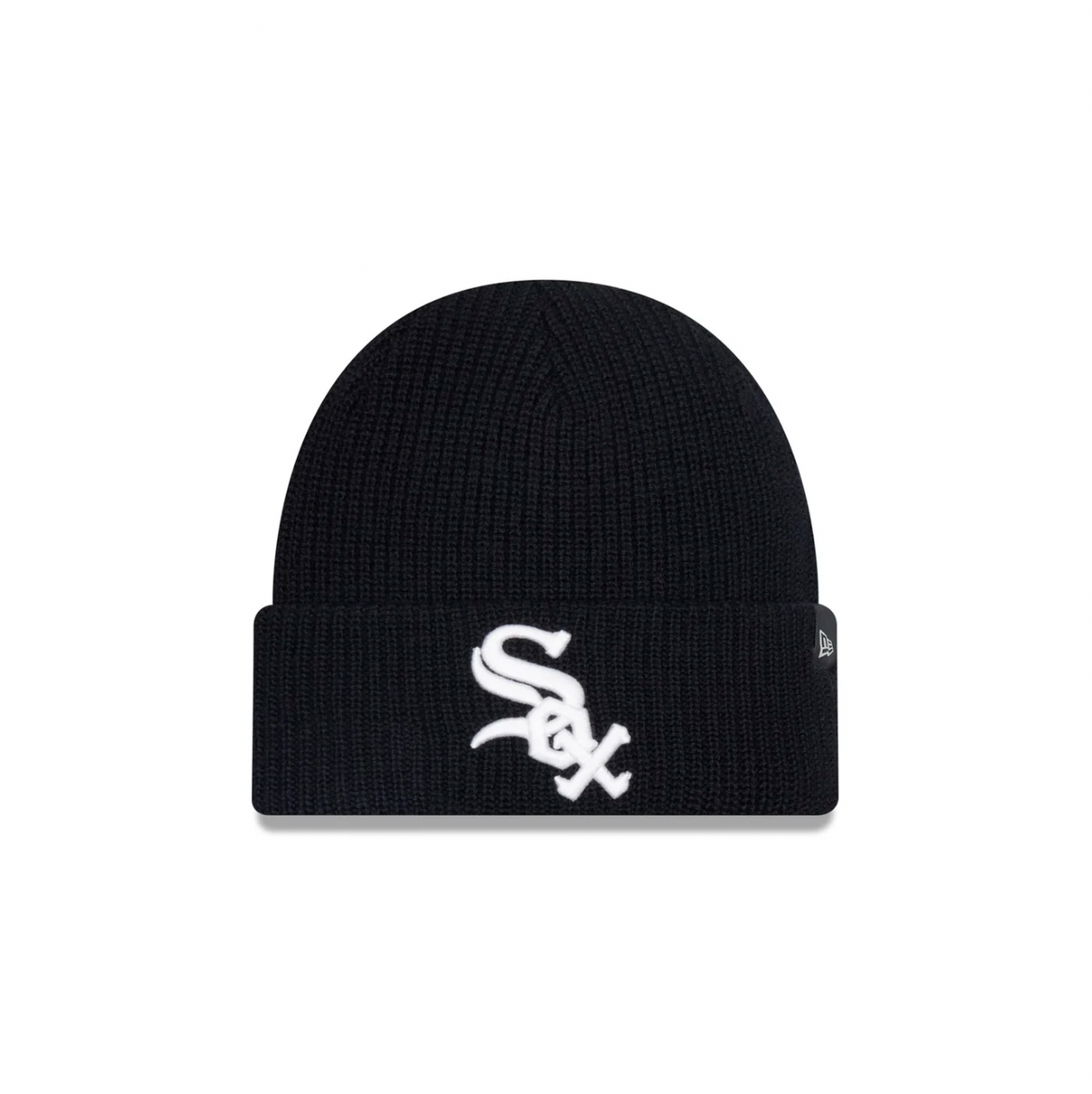 New Era Chicago White Sox Black Merino Wool Knit Beanie