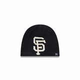 New Era San Francisco Giants Black Mega Logo Knit Beanie