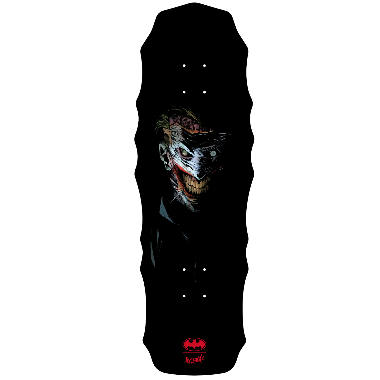 Welcome x Batman Joker on Widow Black Dip 10" Skateboard Deck