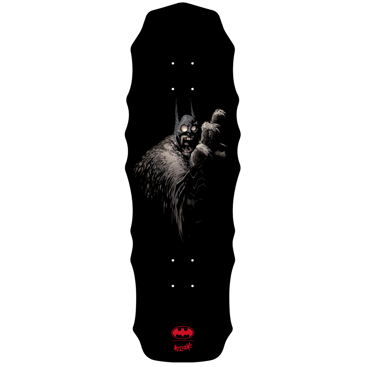 Welcome x Batman Batmonster on Widow Black Dip 10" Skateboard Deck