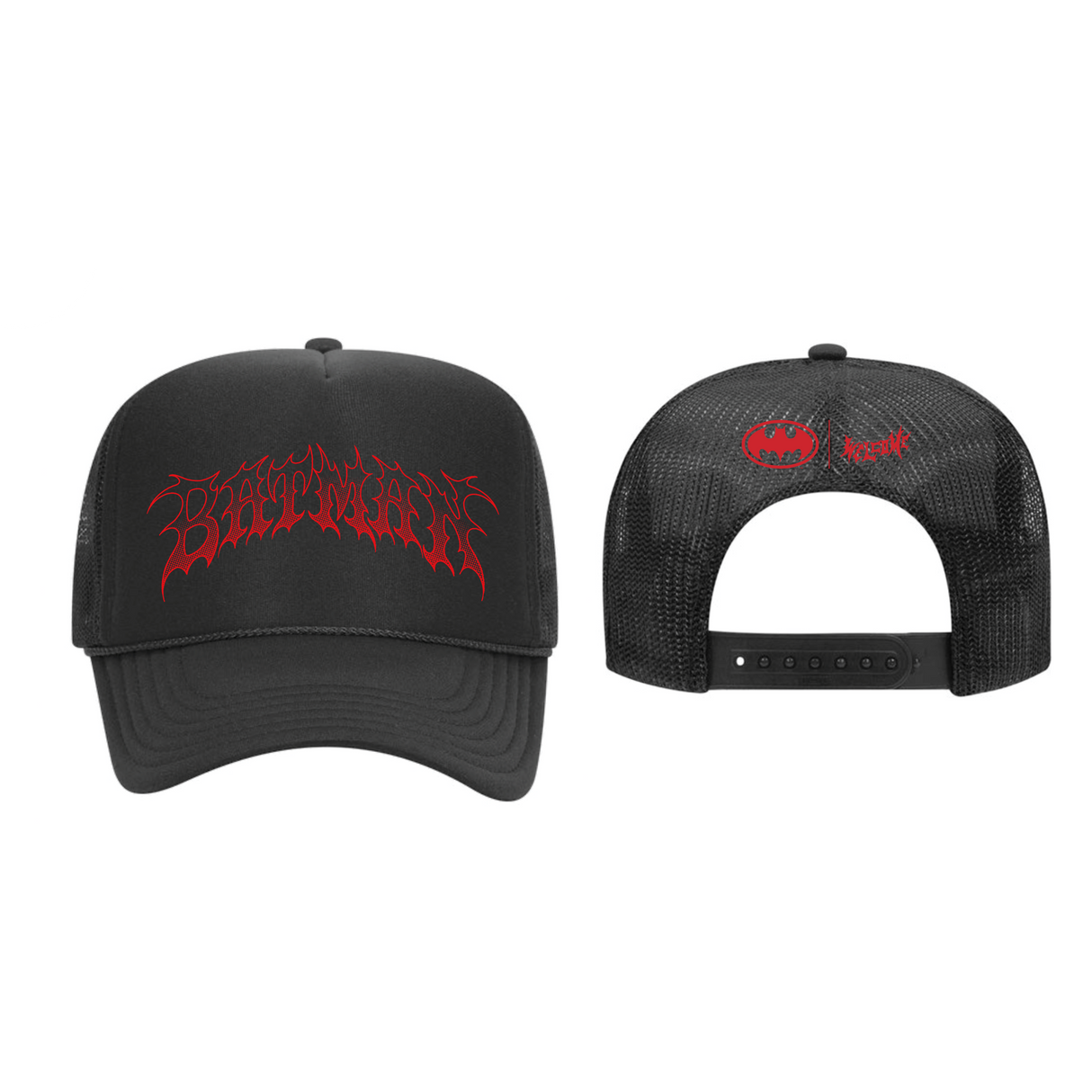 Welcome x Batman Black Trucker Hat