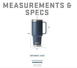 Yeti Rambler 42 oz Straw Mug Rescue Red