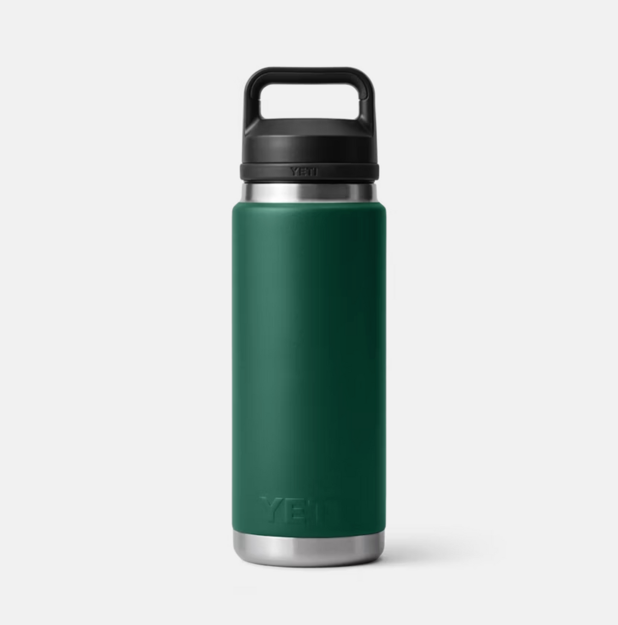 Yeti Rambler 26 oz Bottle With Chug Cap Black Forest Green