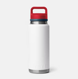 Yeti Rambler 36 oz Bottle Chug White/Navy/Red Water Bottle