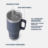 Yeti Rambler 35 oz Straw Mug Moon Dust