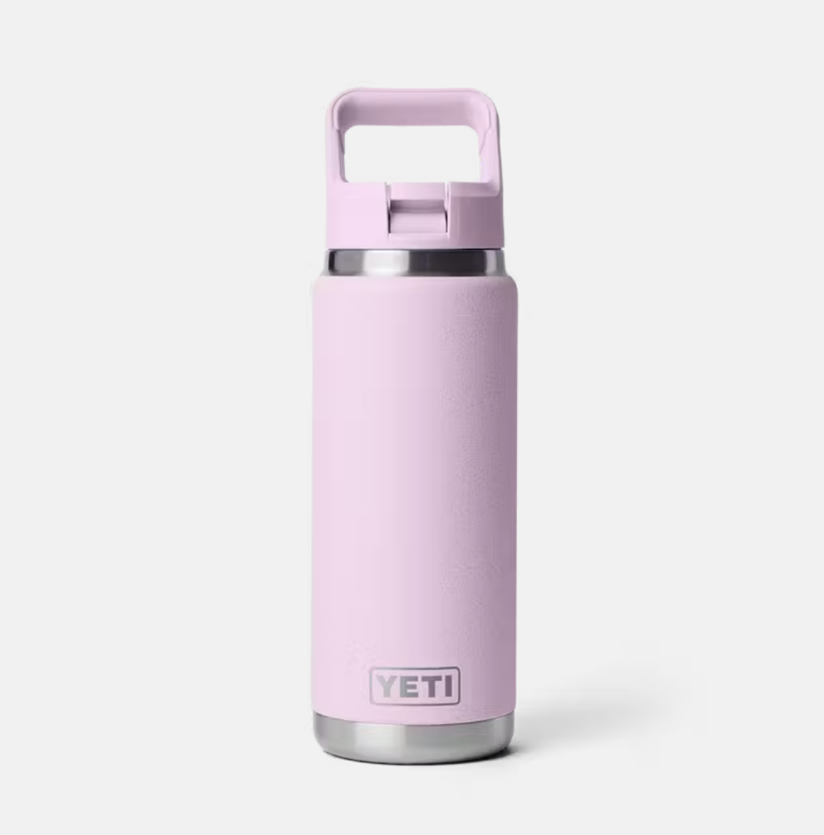 Yeti Rambler 26oz Cherry Blossom Matching Straw Cap Water Bottle