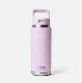 Yeti Rambler 26oz Cherry Blossom Matching Straw Cap Water Bottle