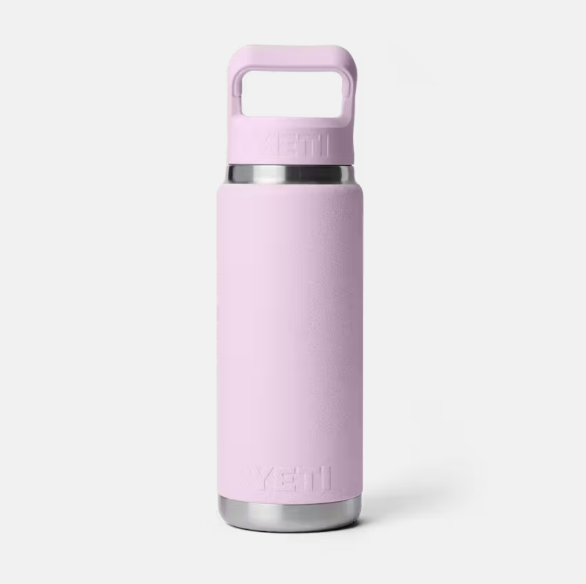 Yeti Rambler 26oz Cherry Blossom Matching Straw Cap Water Bottle