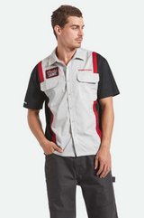 Brixton X Coors Light Shake Down Silver Black Button Up Shirt