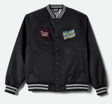 Brixton X Coors Light Silver Speed Shop Black Silver Jacket