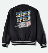 Brixton X Coors Light Silver Speed Shop Black Silver Jacket