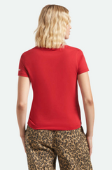 Brixton X Coors Light Racing Coors Red Womens S/s Shirt