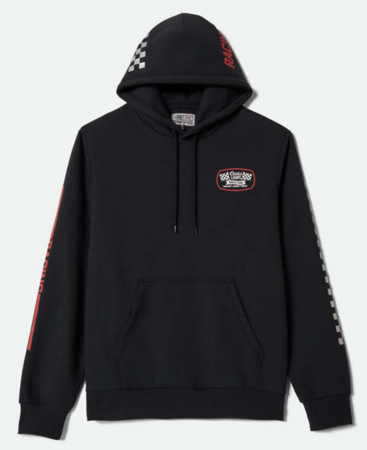 Brixton X Coors Light Pit Stop Black Hooded Sweatshirt