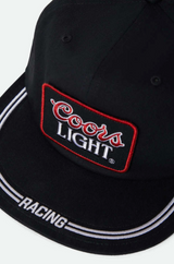 Brixton X Coors Light Gear Black HP Snapback Hat